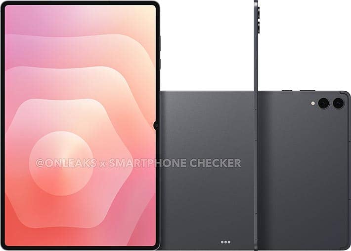 Samsung Galaxy Tab S12 Ultra Design Leak Shows Familiar Notch