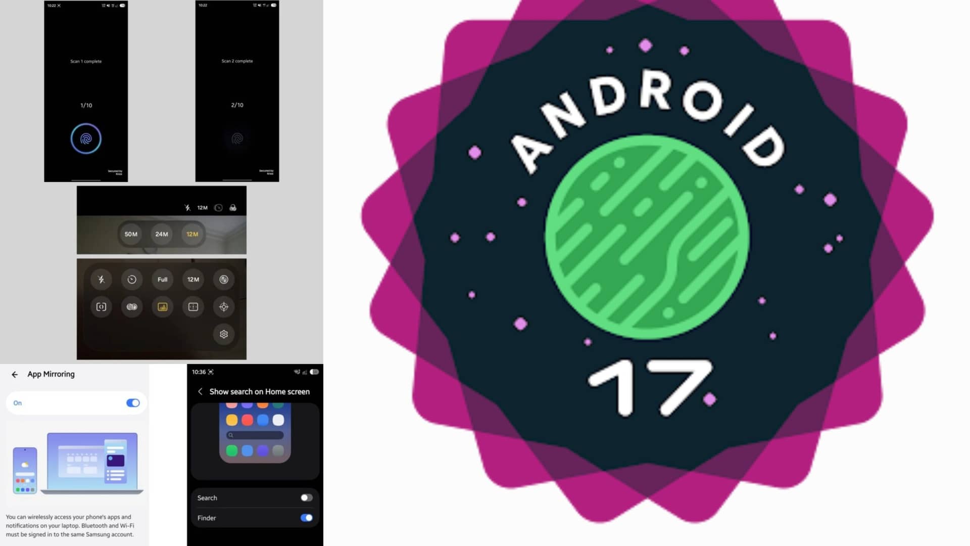 One UI 9.5 Leak Shows Smoother Animations and App Mirroring