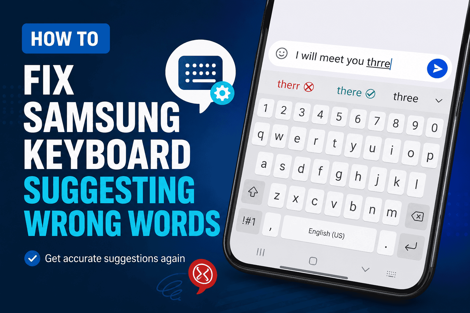How to Fix Samsung Keyboard Suggesting Wrong Words