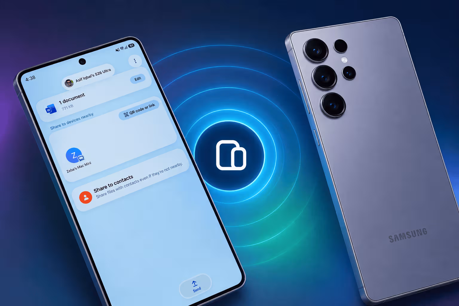 Tap to Share Comes to Samsung Galaxy Phones with One UI 9