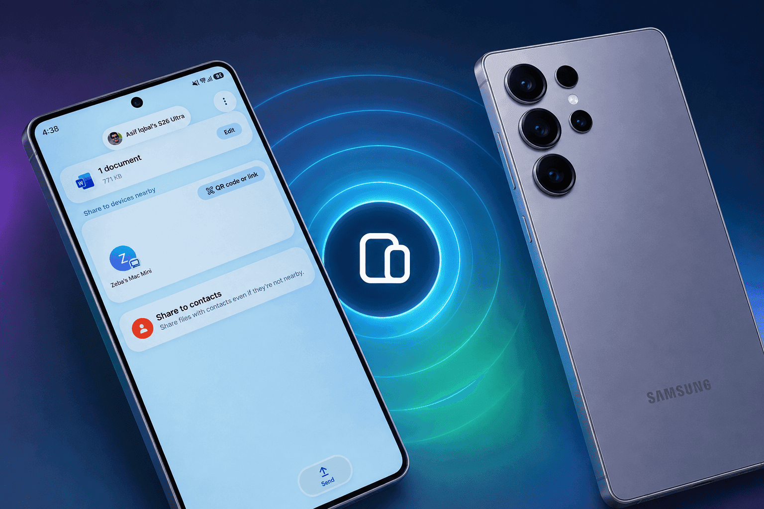 Tap to Share Comes to Samsung Galaxy Phones with One UI 9